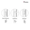 Maniglia per finestra in PVC bianco, interasse 43 mm, Anteprima dell’immagine prodotto 6