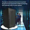 Extralink 22U 600 x 600 mm Rackkast, 19 inch, Zwart, Productafbeelding-voorbeeld 8