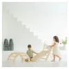 Buxibo Mini Klettergerüst – Holz Kletterbogen mit Rutsche Produktbild-Vorschau 2