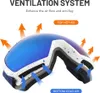 Skibrille, Ski Snowboard Brille, UV-Schutz Goggle, Produktbild-Vorschau 3