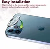 A close-up of a smartphone camera lens protector being installed. Produktbild-Vorschau