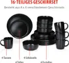 alpina Geschirrset 4 Personen - 16-teiliges Steingut Produktbild-Vorschau 3