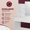 Casaria Coiffeuse Lucia Blanc tiroir LED table de Voir les images du produit 4
