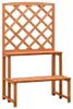 vidaXL Scala a fiore con traliccio arancione 70x42x120cm in Anteprima dell’immagine prodotto 6