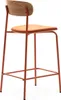 CALICOSY - Lot de 2 tabourets en tissu avec pieds en métal Voir les images du produit 6