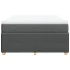 Boxspringbett mit Matratze Dunkelgrau 140x200 cm Stoff Produktbild-Vorschau 4