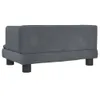 vidaXL Hundebett Dunkelgrau 60x40x30 cm Samt -  Hundebetten Produktbild-Vorschau 6