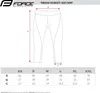 FORCE kraťasy LADY BIKE 3/4 do pásu s vložkou, čierne Náhľad obrázku produktu 5