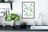 MuchoWow® Gerahmtes Poster Löwe - Giraffe - Tiere - Vorlage Produktbild-Vorschau 4