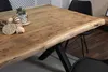 Esstisch Baumkante massiv Akazie Natur 240 x 100 X-Gestell Produktbild-Vorschau 4