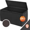 CASARIA® Coffre de rangement XXL Aspect lattes en bois Voir les images du produit 1