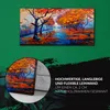 Leinwand Uhr Küche Wohnzimmer Bild 60x30 Malen von Park Produktbild-Vorschau 5