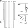 2er Set Beautissu Kräuselband Vorhang Amelie Luna thermo Produktbild-Vorschau 8