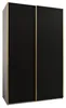 Zweitüriger Kleiderschrank SAMARA 1 - 150 cm, weiß / Produktbild-Vorschau 2