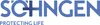 The image displays the brand name "SÖHNGEN" in large blue letters, with the tagline "PROTECTING LIFE" below it in smaller blue letters. Produktbild-Vorschau