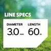 Żyłka do podkaszarki Oregon Nylium Starline 3,0 mm 60 m ( Podgląd zdjęcia produktu 10