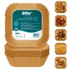 Sillar 200 Stück Quadratische Backpapier 20x20cm für Produktbild-Vorschau 1