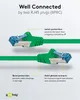 Cavo patch CAT 6A, S/FTP (PiMF), verde, 50 m - conduttore Anteprima dell’immagine prodotto 3