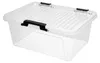25x Scharnierboxen 11L 40x30x17cm Transparent Deckel Produktbild-Vorschau 7