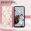 Xiaomi 12T Pro Hülle, Marmor Motiv Kunstleder Tasche Wallet Produktbild-Vorschau 4