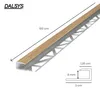 Dalsys Übergangsprofil Abschlussprofil 100cm für 8mm Produktbild-Vorschau 2