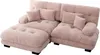 Sweiko Cloud Ecksofa für Wohnzimmer, Chenille Doppelsofa Produktbild-Vorschau 5