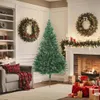vidaXL Semi-sapin de Noël artificiel avec support Vert 180 Voir les images du produit 2