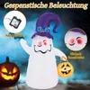 COSTWAY 180CM Halloween dekorace venkovní, LED nafukovací Náhled obrázku produktu 4
