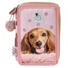 Federtasche Hunde Dackel 3 Fach Federmäppchen gefüllt Produktbild-Vorschau 5