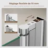 S'AFIELINA Cabine de douche pliante en 2 pièces pour Voir les images du produit 6