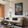 Bildertrends24 Graffiti Basketball Pop Art Wandbild Produktbild-Vorschau 3