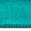 HOMESCAPES Blaugrüner Chenille-Teppich mit naturfarbenem Produktbild-Vorschau 4