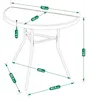 Gartenmöbel-Set für Balkon, Garten und Terrasse: Tisch, 2 Produktbild-Vorschau 13