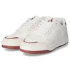 A pair of white and red Skechers sneakers are shown against a white background. Anteprima dell’immagine prodotto