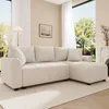 Merax 3-Sitzer Sofa, L-förmiges Ecksofa mit Chaiselongue, Produktbild-Vorschau 2
