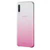 The back of a Samsung phone with a pink and white gradient. Produktbild-Vorschau