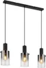 Globo Lighting Hängeleuchte Metall schwarz matt, 3x E27 Produktbild-Vorschau 1