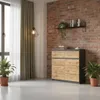 Komoda AGA 100 cm Antracyt / Wotan Szafka z Szufladami Podgląd zdjęcia produktu 4