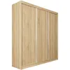 BEAUTYSOFA | Kleiderschrank MARIO II 240 cm Eiche Sonoma – Produktbild-Vorschau 1
