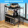 Fleau ausziehbares Mikrowellenregal XL – Mikrowelle – Produktbild-Vorschau 7