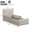 Lit rembourré simple pour enfant 90 x 200 cm, lit Voir les images du produit 7