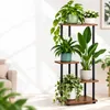 Relaxdays plantenstandaard, met 4 vlakke plateaus, hoogte x Productafbeelding-voorbeeld 8