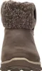 A single brown boot with a knitted cuff is shown from the front against a white background. Voir les images du produit