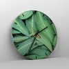 Wanduhr - Rund - Glasuhr - Blätter Eukalyptus Natur - Produktbild-Vorschau 4
