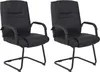 Set di 2 sedie Attila con struttura in metallo grigio Anteprima dell’immagine prodotto 10