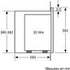 Forno a microonde da incasso solo da 20 litri e 800 w, Anteprima dell’immagine prodotto 8