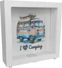 Campervan Rahmen Spardose aus Holz mit Spruch I love Produktbild-Vorschau 1