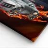 Bild auf Leinwand - Leinwandbild - Sportwagen Feuer Rauch - Produktbild-Vorschau 5