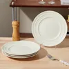 Keramik Teller Set 4-teilig Ø21,4 cm mit Matt-Glasur, Produktbild-Vorschau 4