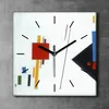 Coloray Uhr auf Leinwand 30x30 cm Wand Uhr Dekoration Produktbild-Vorschau 2